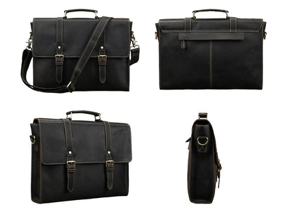 leather Work Briefcase Bag