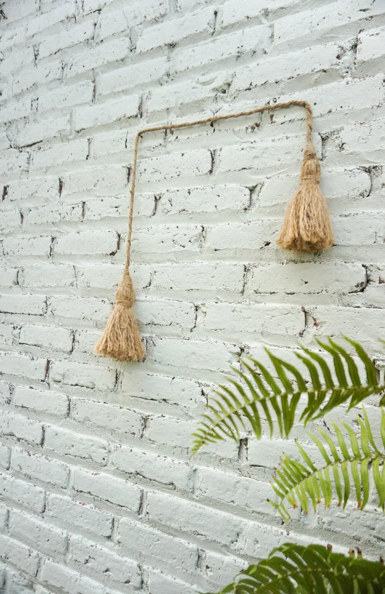 Ladder Pulling Down Rope Attic Wall Decoration – Boho Living Room