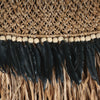 The pulu natural raffia feather wall hanging decor