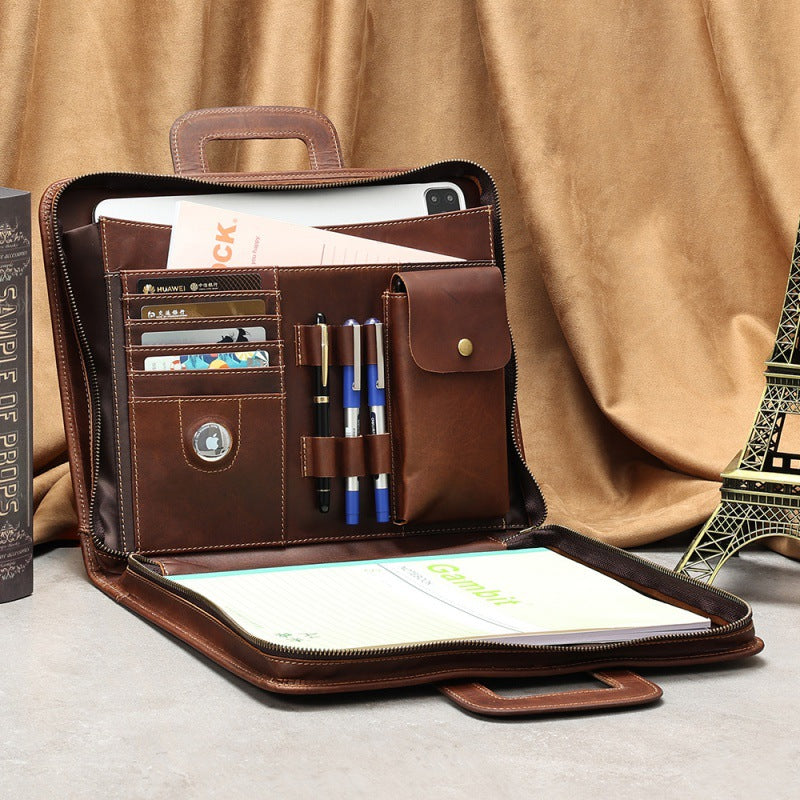 Leather Organizer 13.3-Inch Business Portfolio Case