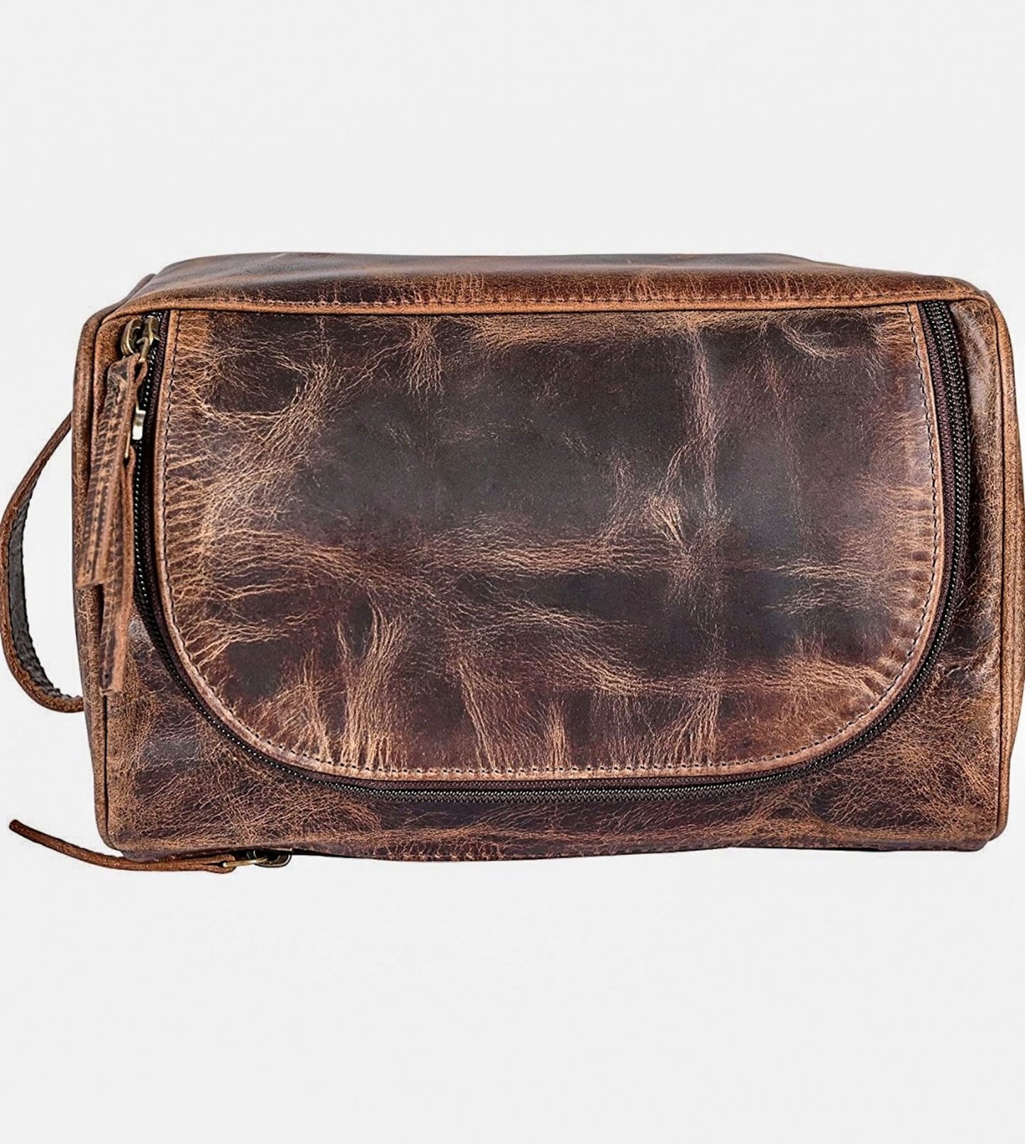 leather toiletry bag men