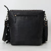 Cowhide Tooled Leather Ladies Crossbody Bag