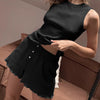 Summer sleepwear two piece outfit women's