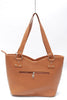 Cowhide Leather Tote Purse Tricolor