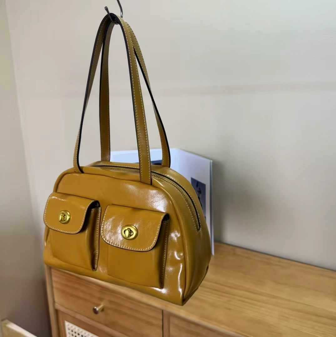 Genuine Leather Women’s Shoulder Armpit Purse