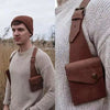 leather shoulder holster wallet