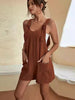 Women's Summer Overall Knot Strap Romper