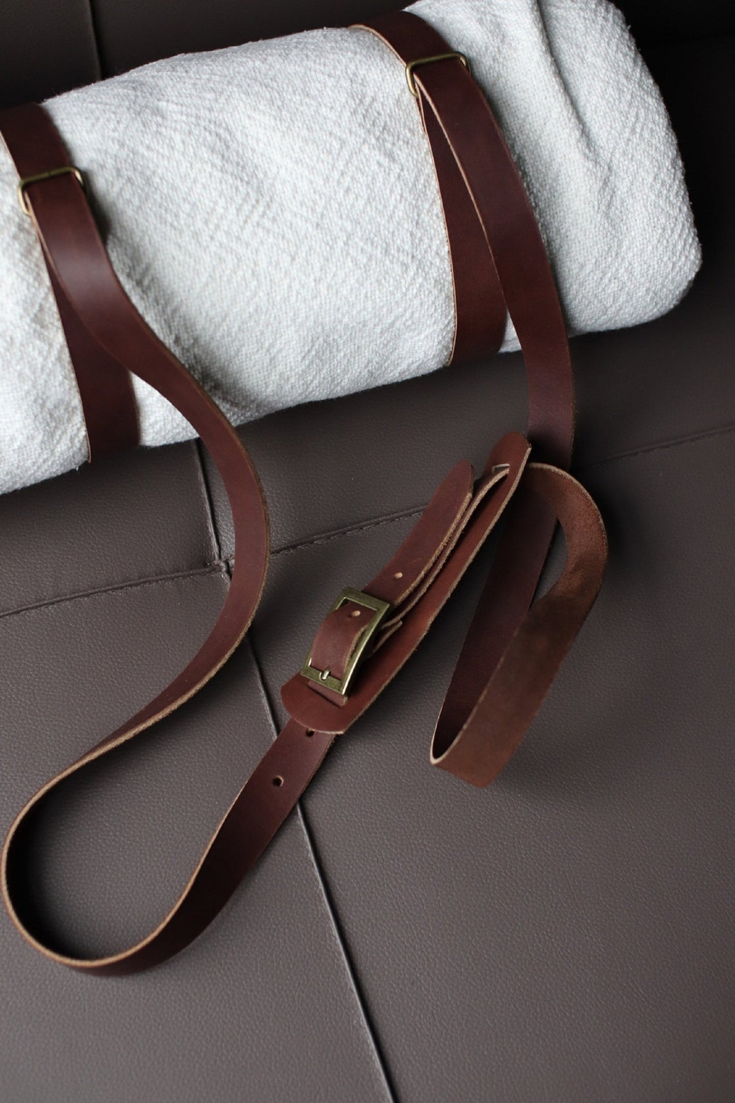 Genuine Leather Blanket Belt