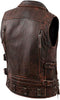 Men's Motorcycle Leather Vest