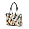 Patchwork Cowhide Leather Tote Bag