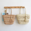 hand woven large straw bag tote purse