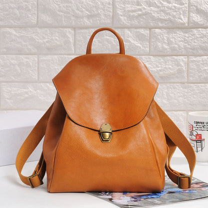 Women’s Genuine Leather Soft Backpack