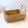 Natural Dried Water Hyacinth Rectangle basket