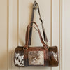 Cowhide Duffle Bag Tooled Leather