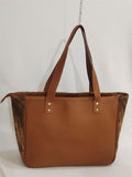 Large Brindle Cowhide Tote