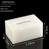 Natural Marble Rectangular Tissue Box Holder 4 Trumpet – Xiang Xuemei
