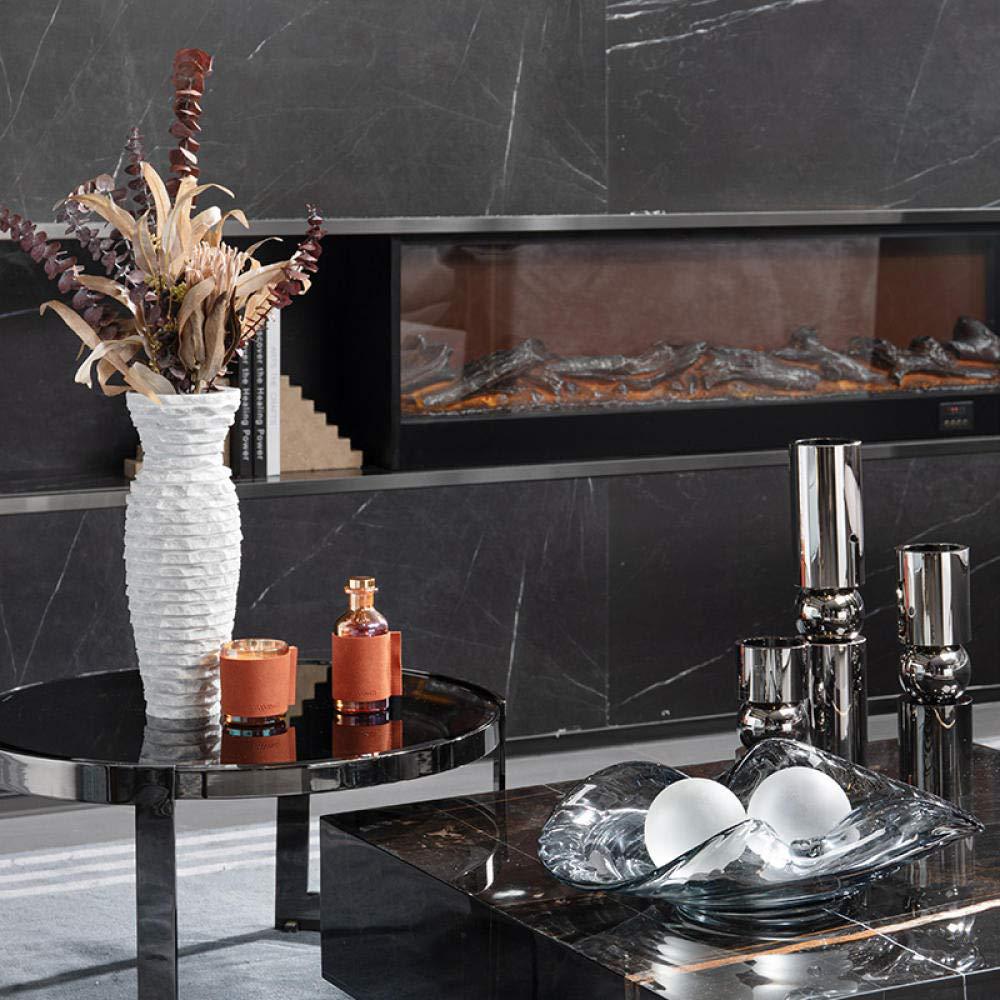 White Marble Decorative Vase Luxury Stone Centerpiece