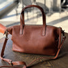 Genuine leather Dumpling messenger bag