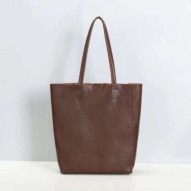 Genuine Leather Shopper Tote Bag for Women