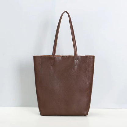 Genuine Leather Shopper Tote Bag for Women