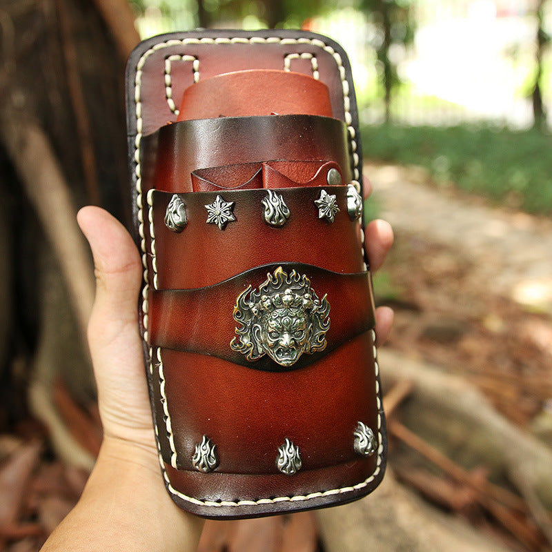 Genuine Leather Waist Bag for Hairdressers