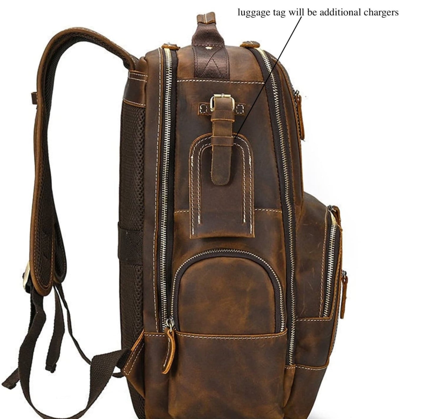 men's leather backpacks Travel Office