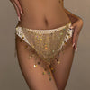 Gold Chainmail Festival Bra & Skirt Set 4