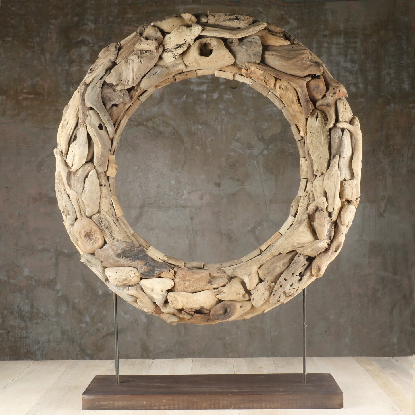 The Driftwood Donut Art Sculpture