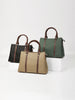 women leather cross over purse handbag