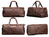 Genuine Leather Duffle Overnight Bag