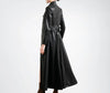leather trench coat women