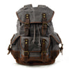 Vintage Canvas Backpack with Leather Trim for Everyday Travel 4