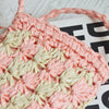 hand woven straw mobile phone bag women