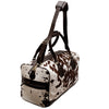 Add sophistication to any outfit with a cowhide bag