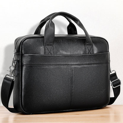 Genuine Leather Business  Office Bag for Men