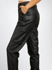 Genuine Leather Women Cargo Pants