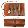 Leather Roll Up Tool Bag