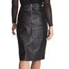 Real Genuine Sheep Leather Skirt