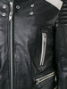 Genuine Leather Bi-colour Biker Jacket