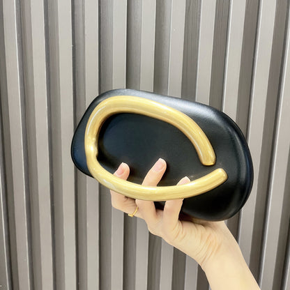 Women's Designer Handle Clutch Bag