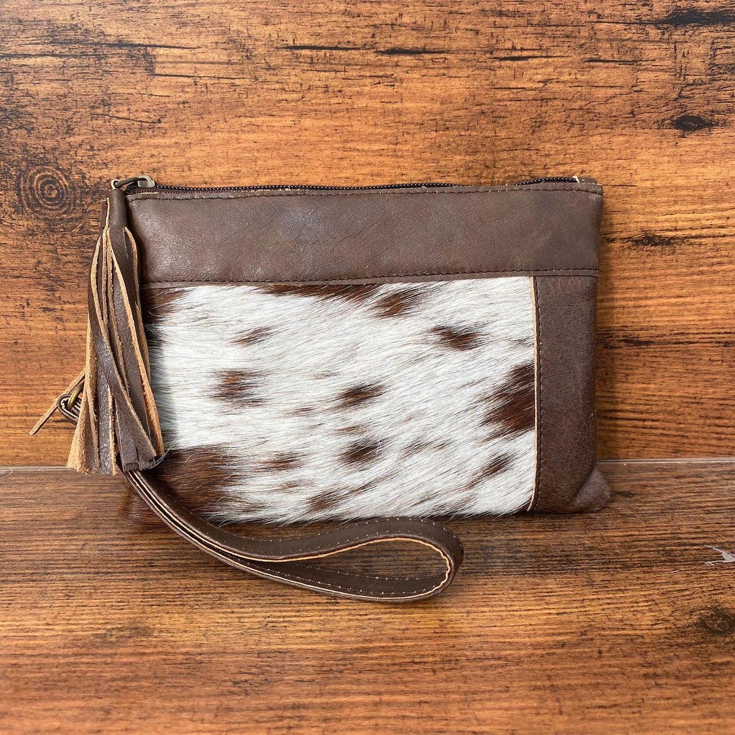 Hair On Cowhide Leather Wallet