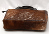 Dark Brown Cowhide Tote Purse