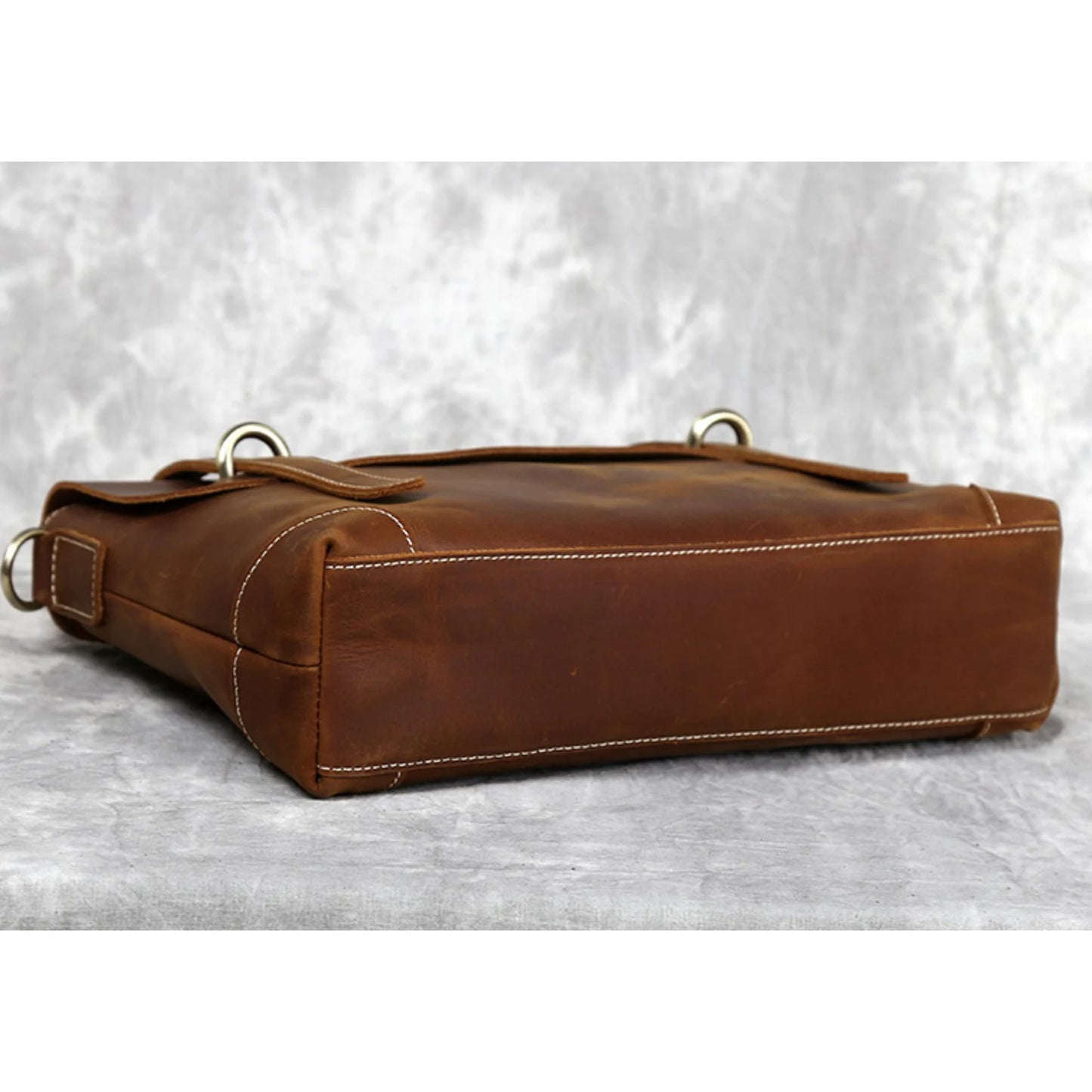 mens real leather courier bag