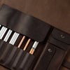 Leather Roll up Pencil case