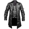 Men's Punk Leather Long Jacket