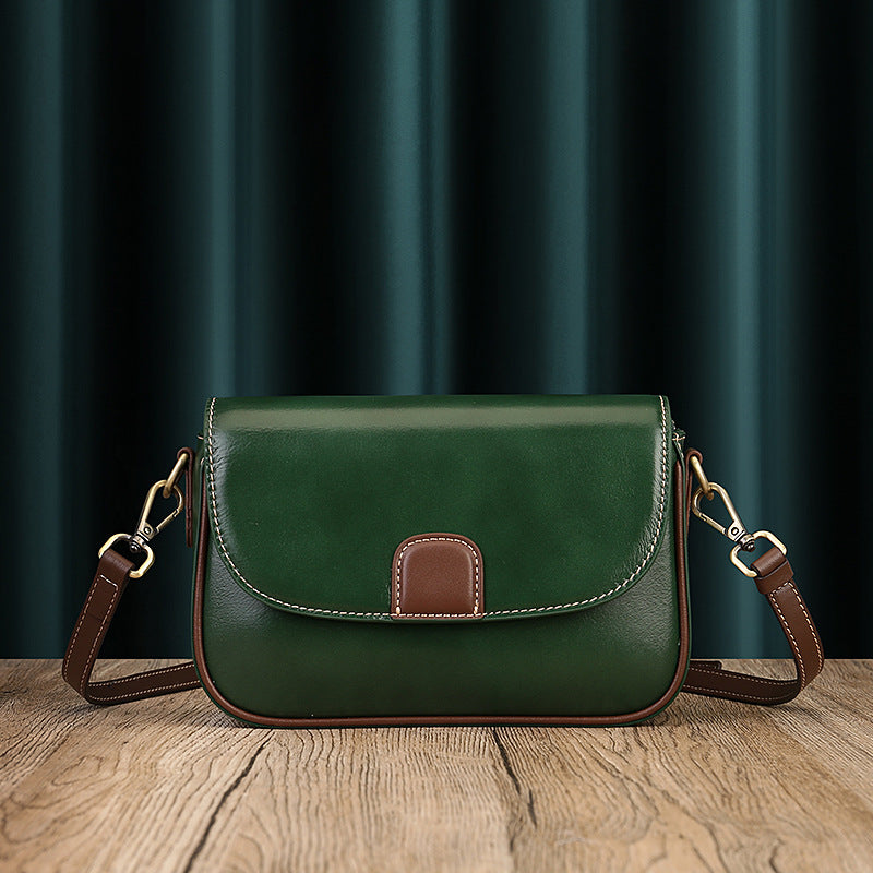 Women Retro Small Square Crossbody Messenger Purse