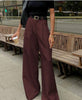 White high waist wide leg commuter pants 4 S