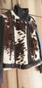 Women's Biker Hair On Cow Skin Jacket