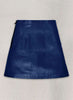 Genuine Leather Blue Regular Skirt