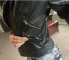 Genuine Leather Short Slim Fit Women's Jacket